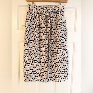 Porridge x Anthropologie RARE Pop-Art Inspired Faces Midi Skirt
